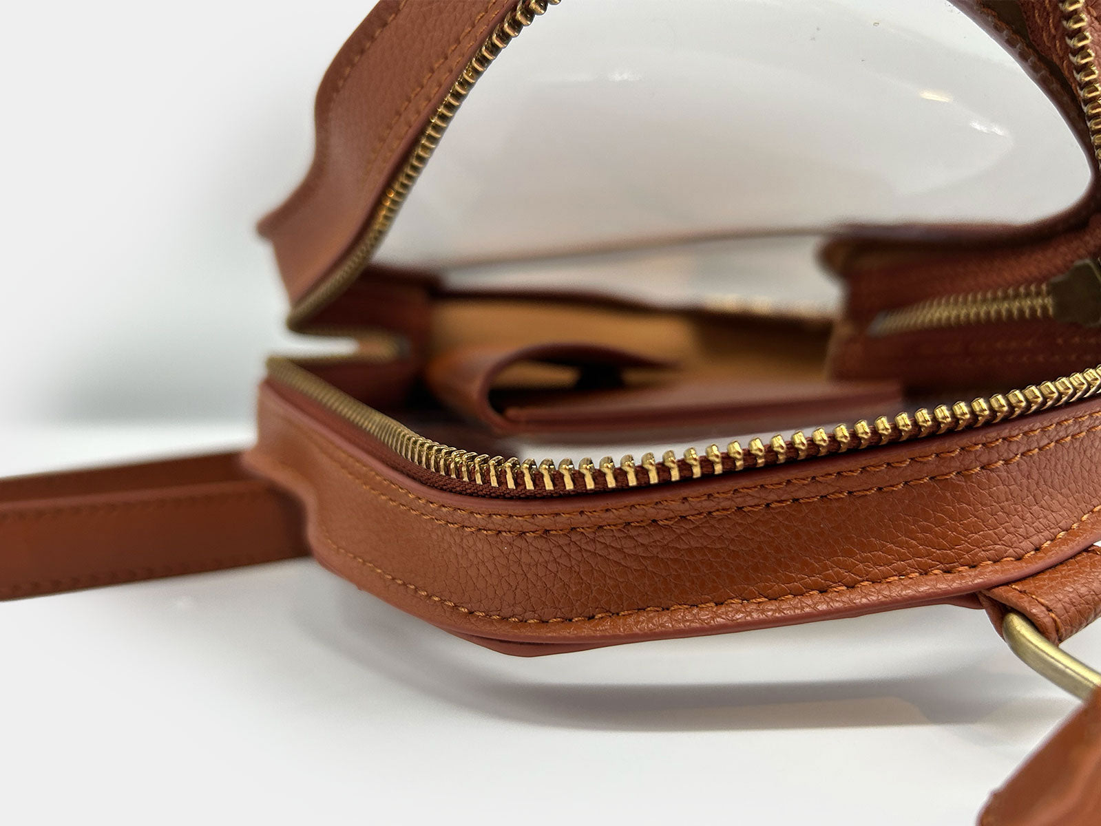 NEW! Clear Africa Fanny Pack/ CrossBody Bag- Brown Leather