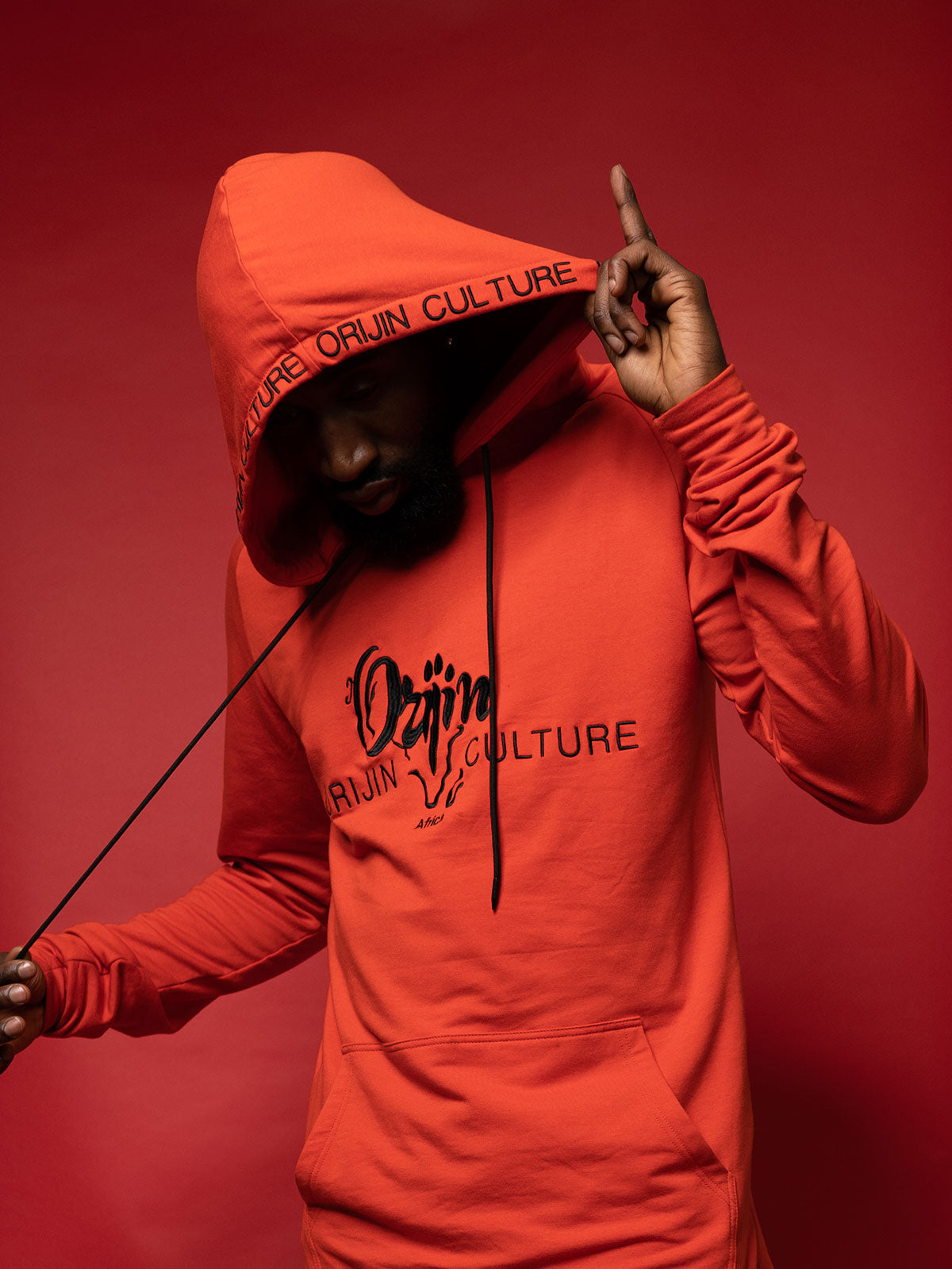 Orijin Culture™️ Classic Hoodies | Blood Orange-New! - SHOP | Orijin Culture 