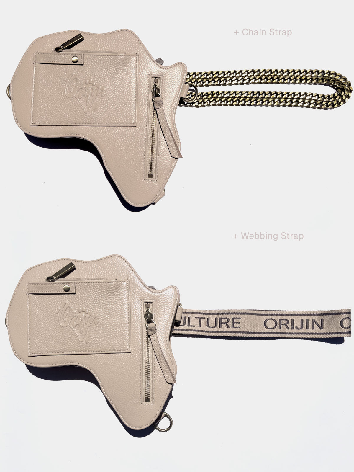 Sand Africa Fanny Pack/ CrossBody Bag- Beige Leather (NEW) - SHOP | Orijin Culture