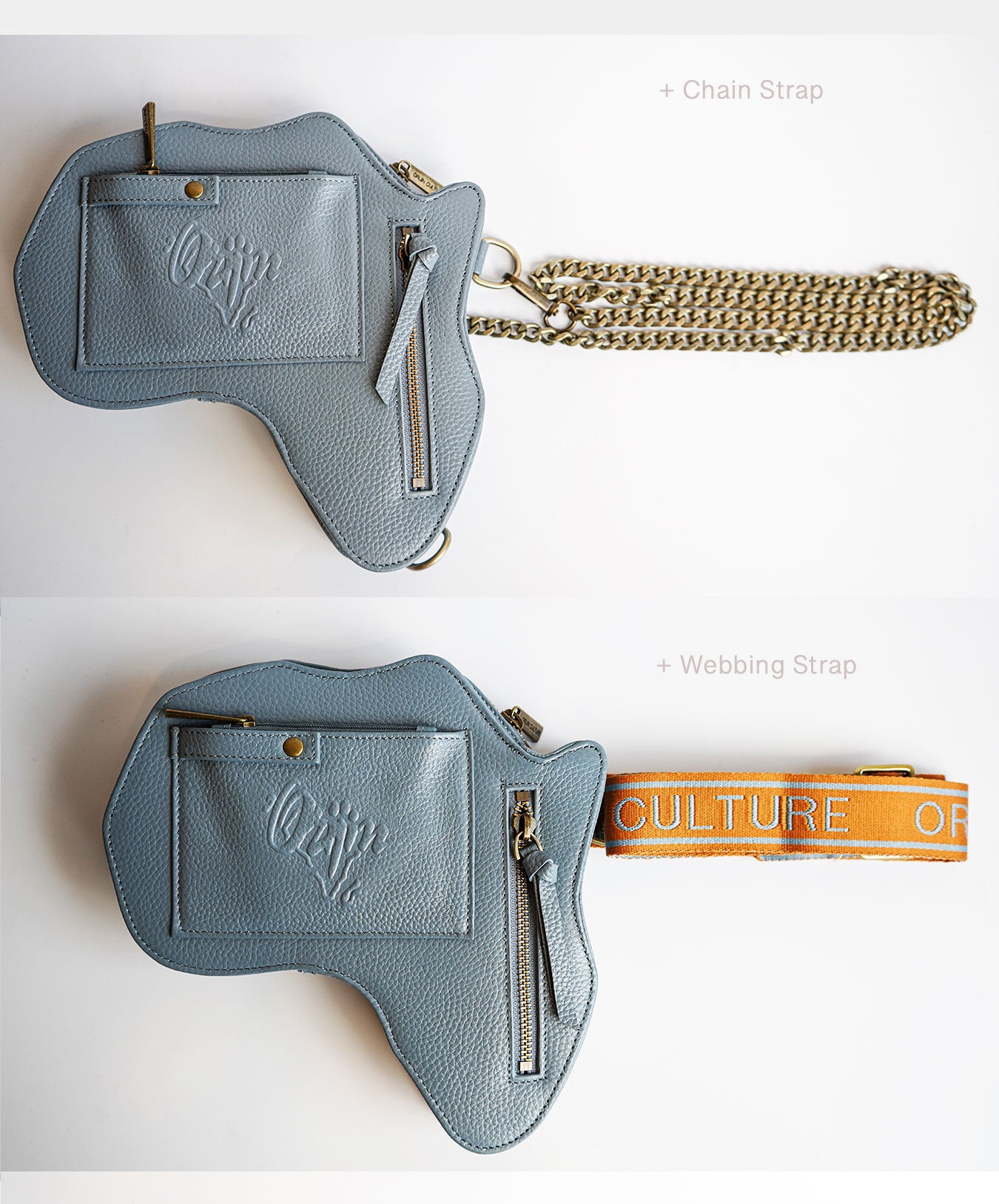 NEW! Harmony Africa Fanny Pack/ CrossBody Bag - Blue Leather - SHOP | Orijin Culture