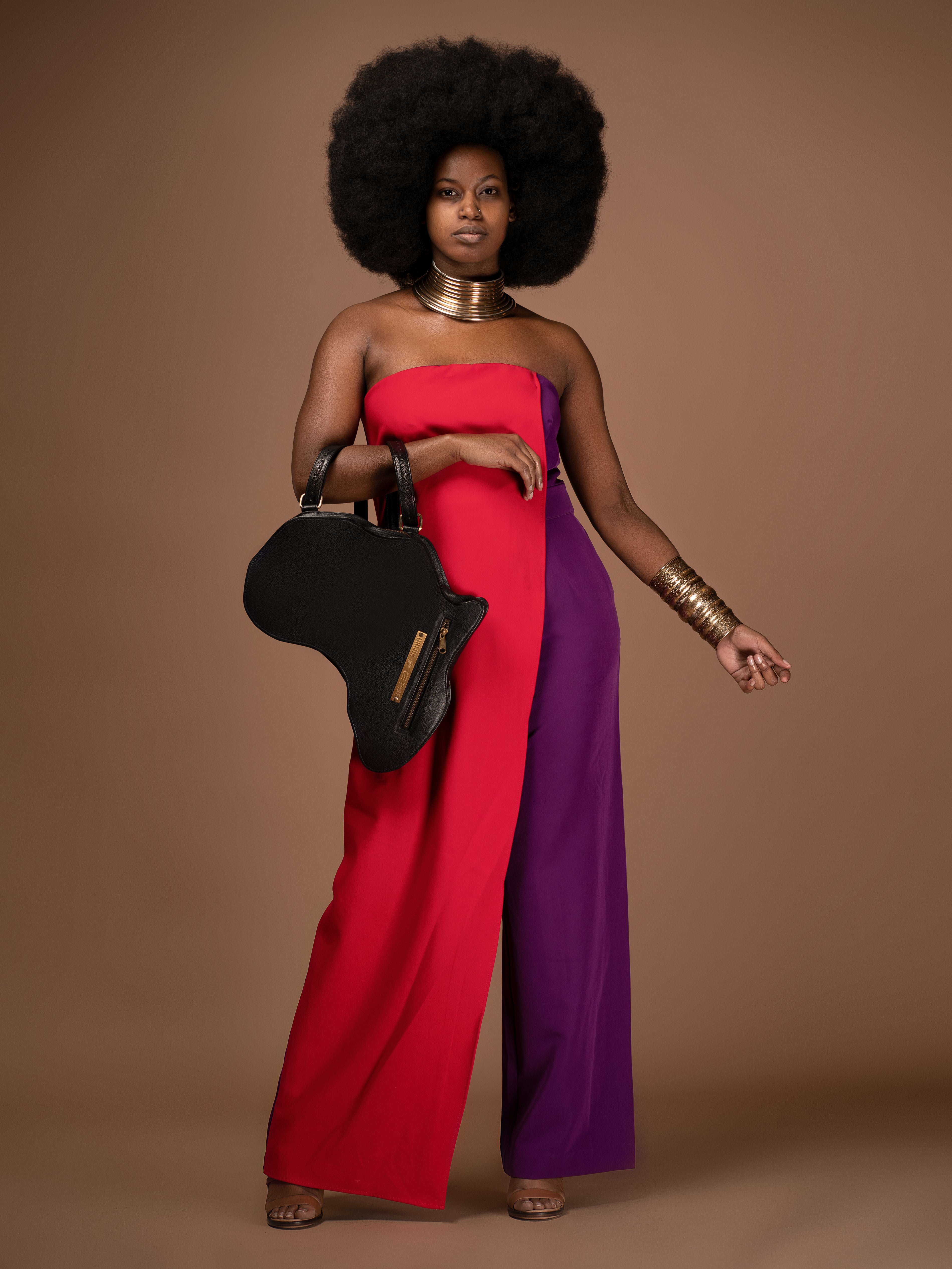 Africa shaped Bag / Backpack- Black Leather (L) | Alkebulan Collection ... - SHOP | Orijin Culture