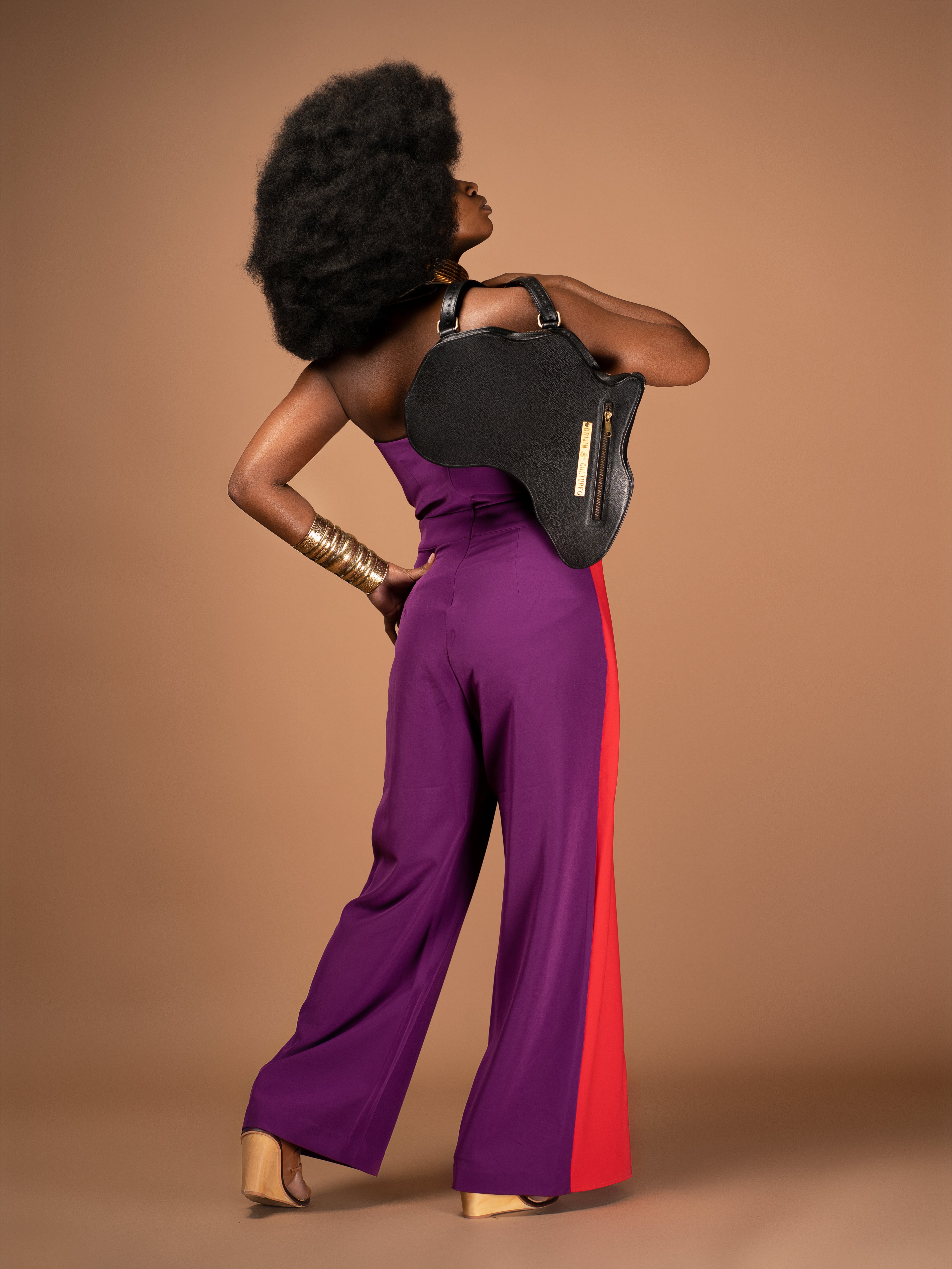 Africa shaped Bag / Backpack- Black Leather (L) | Alkebulan Collection ... - SHOP | Orijin Culture