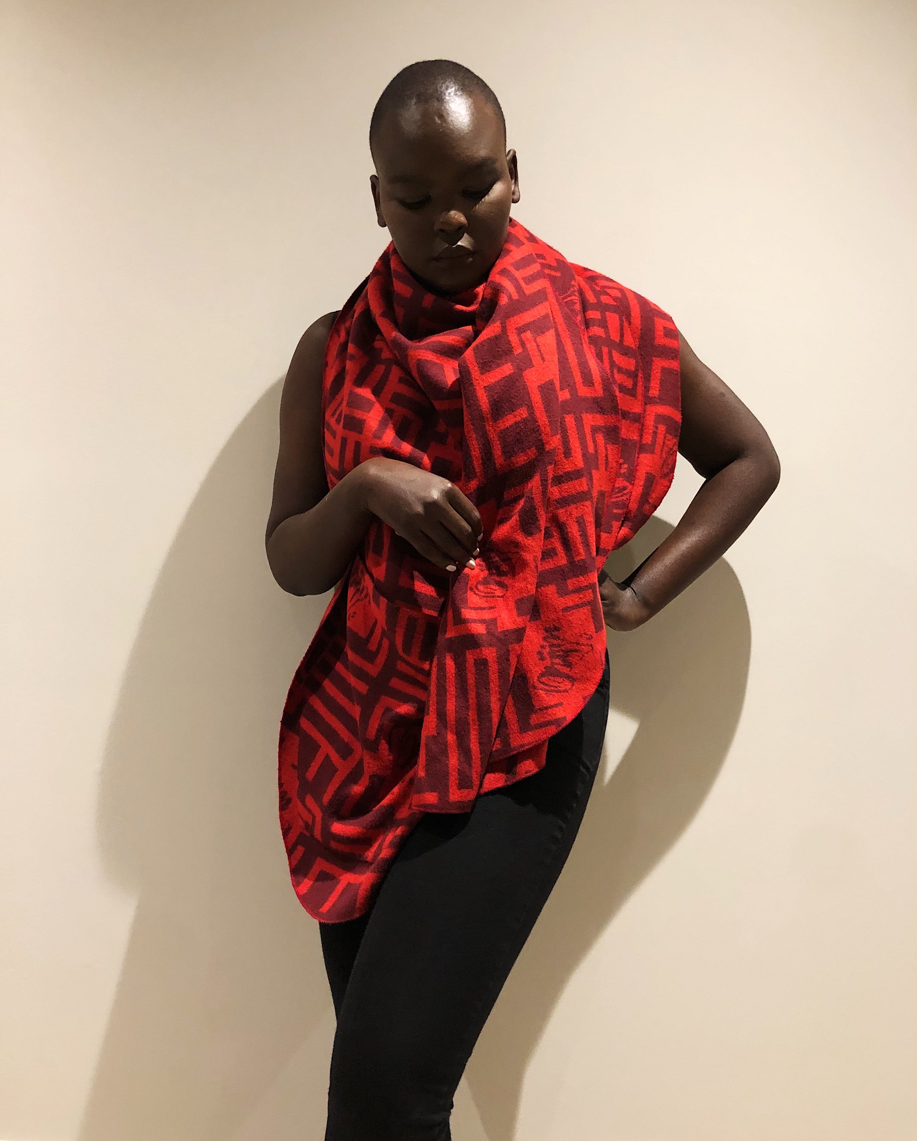 Orijin Africa Cloth | Maasai Red - SHOP | Orijin Culture 