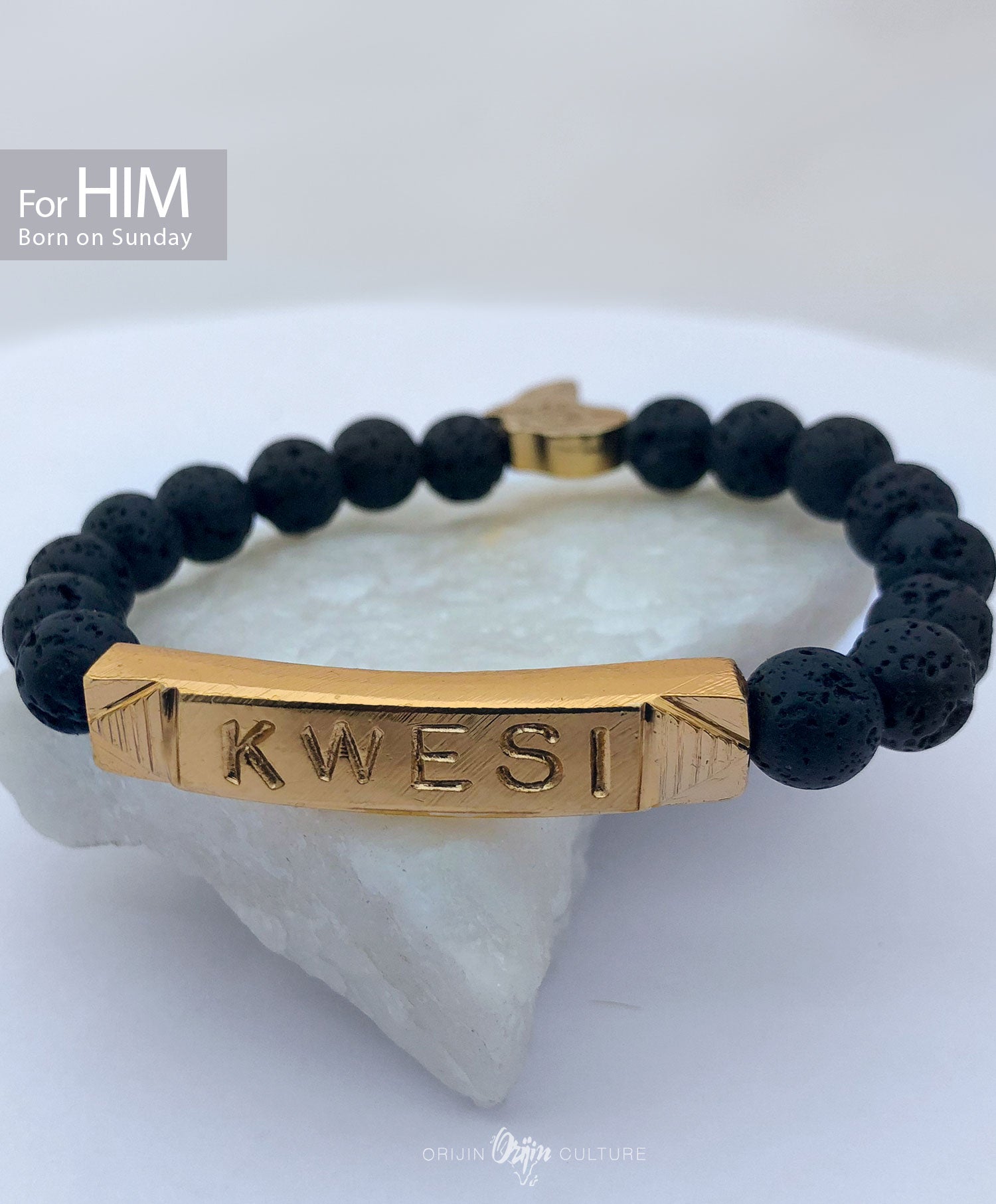 KWESI Beads Bracelet | Born on Sunday (HIM) - SHOP | Orijin Culture