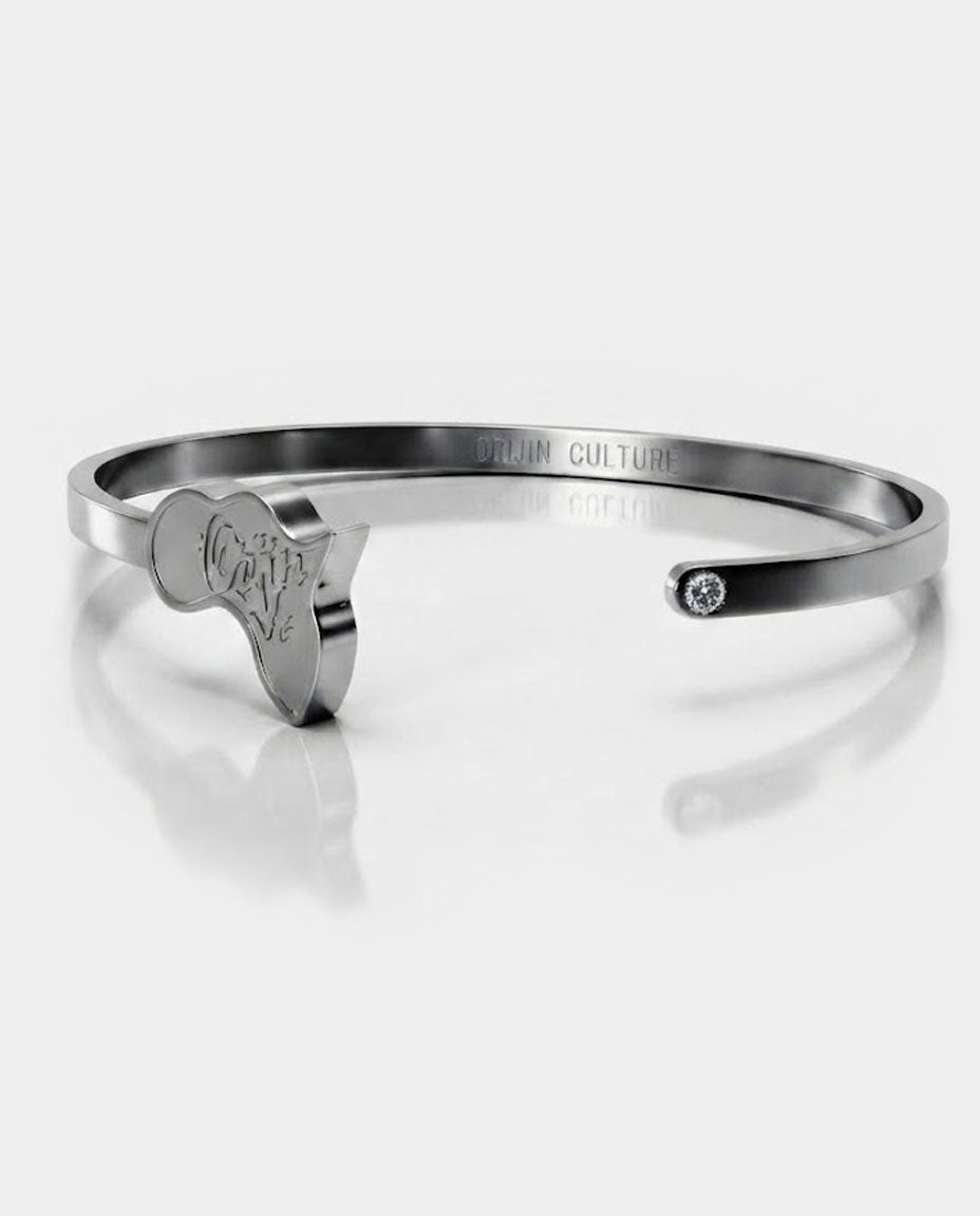 Africa Royal Cuff | SILVER - Unisex Bracelet