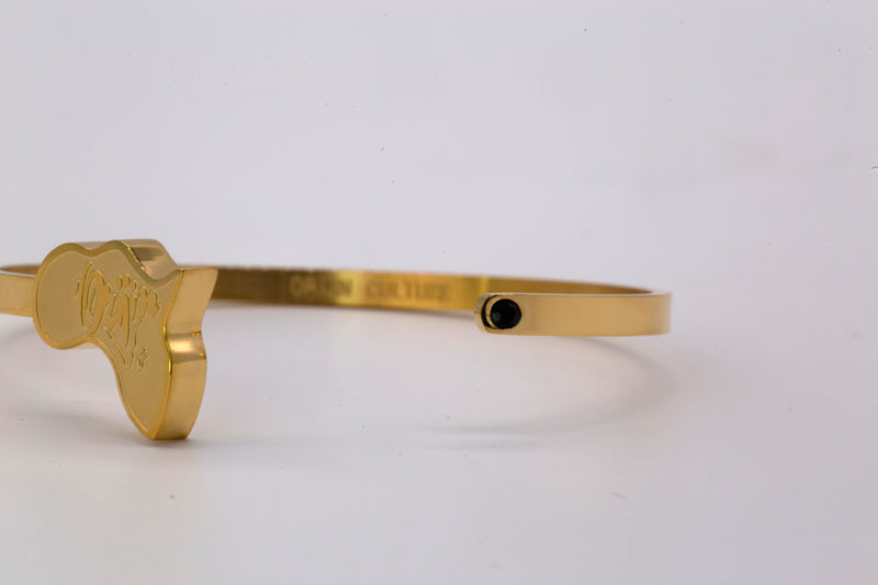 Africa Royal Cuff | GOLD - Unisex Bracelet - SHOP | Orijin Culture 