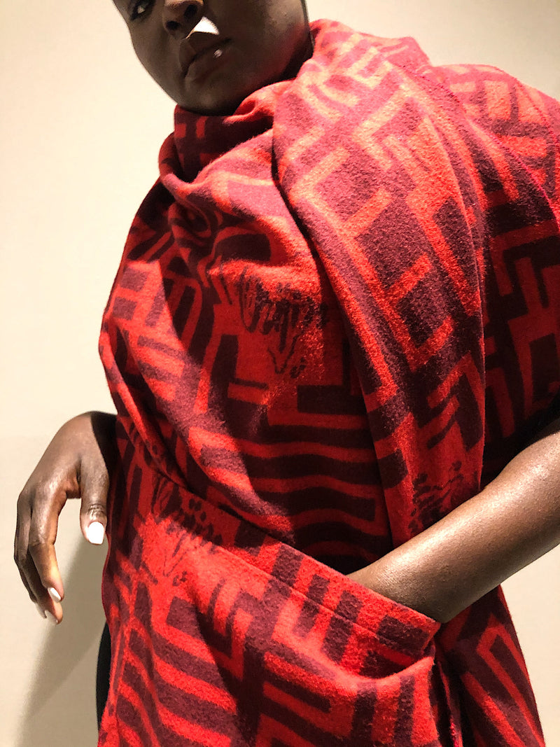 Orijin Africa Cloth | Maasai Red - SHOP | Orijin Culture 