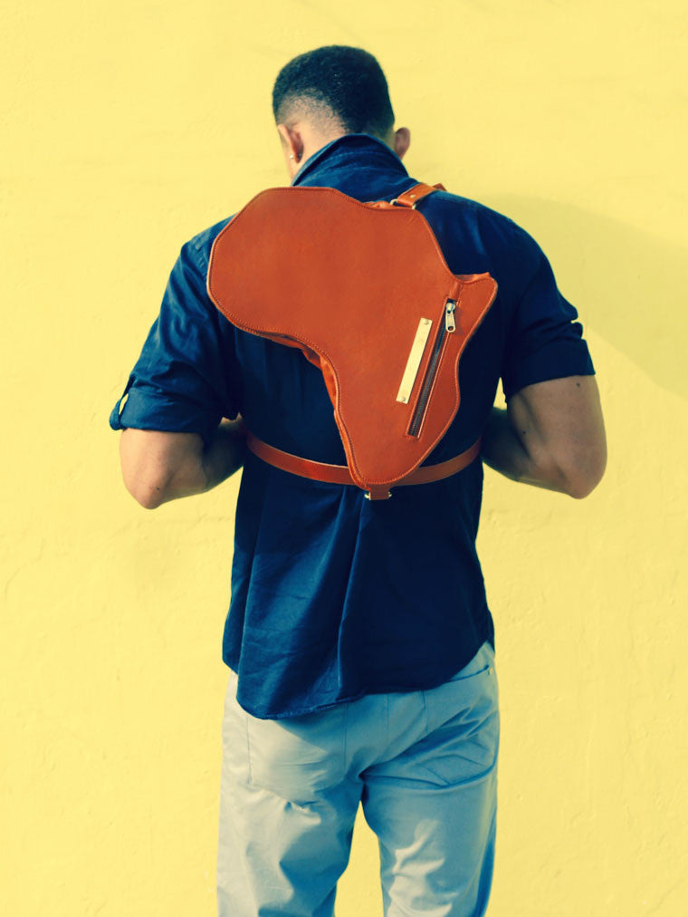Leather Africa Bag / Backpack - SHOP | Orijin Culture 