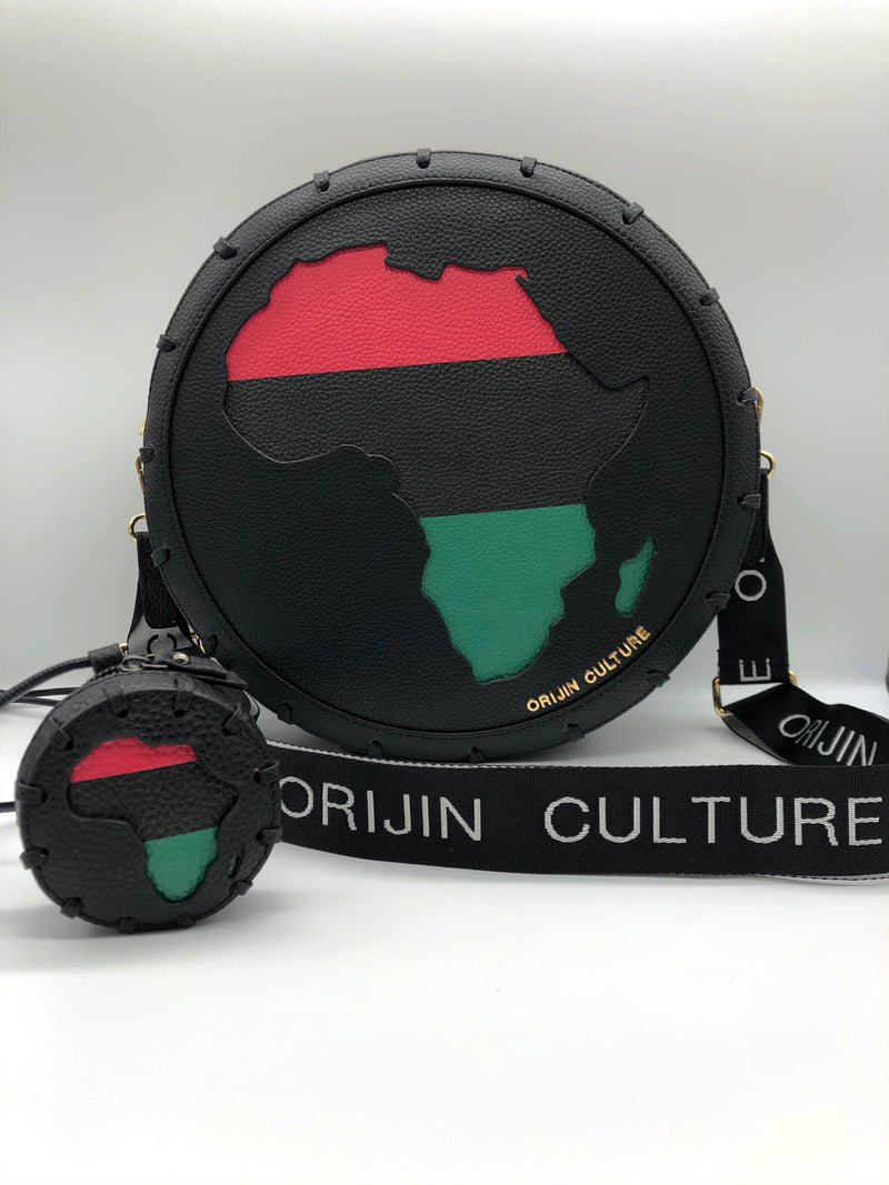 Africa Sign Medallion Messenger Bag + Stash Necklace -New! - SHOP | Orijin Culture 